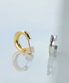 ムーンフープピアス[Object hoop-stainless-][UMU]