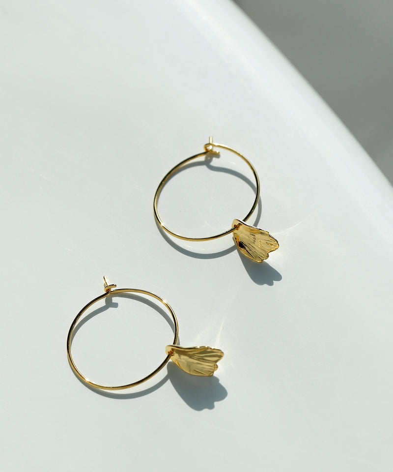 フラワー×フープピアス[UMU][Sheerchic]
