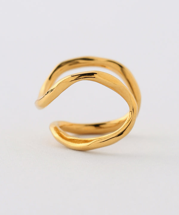 パール×ニュアンスラインセットピアス[UMU][Ownideal]