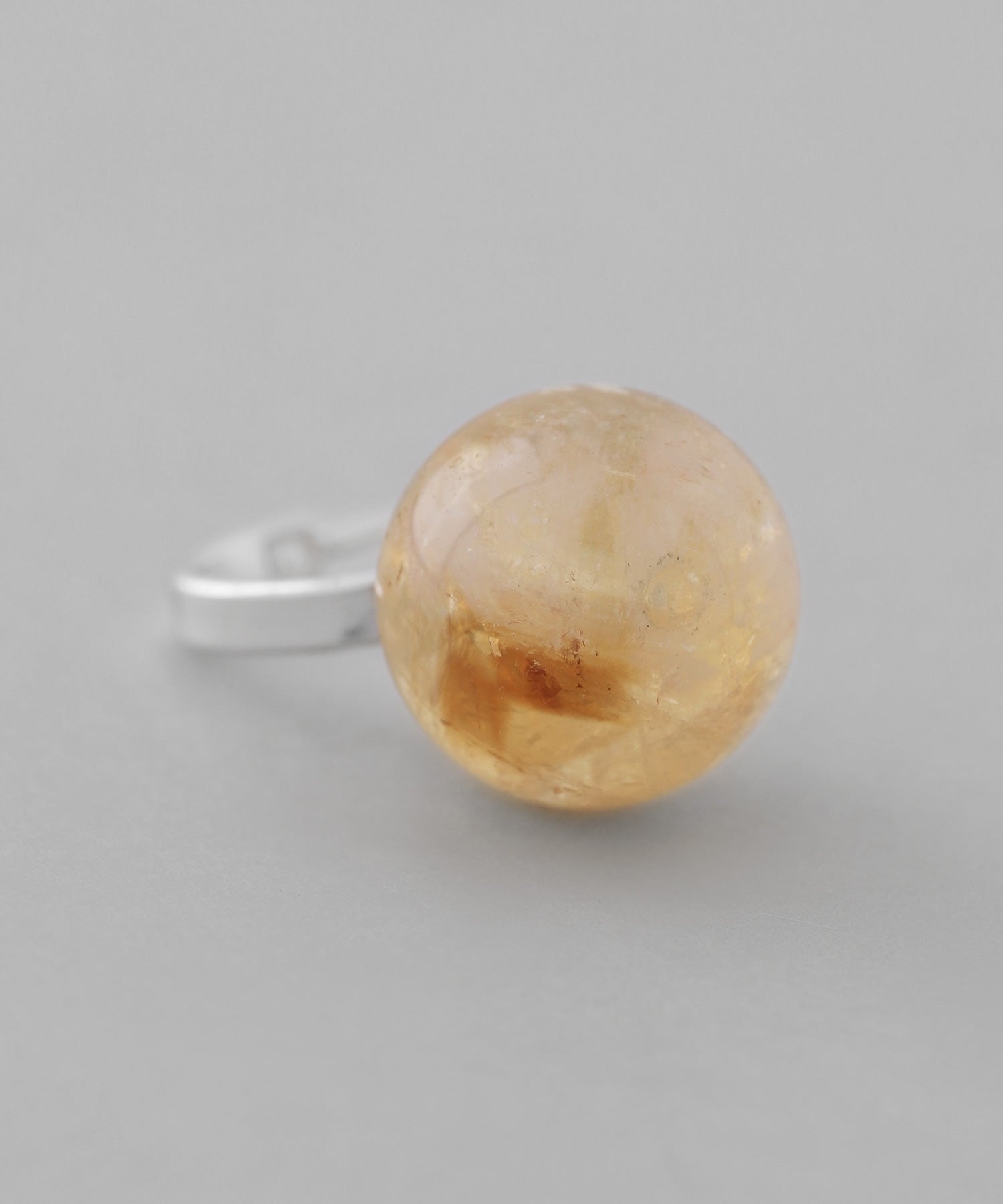 mimi33】天然石フープピアス[UMU][Basic]｜アネモネ・シエナロゼ