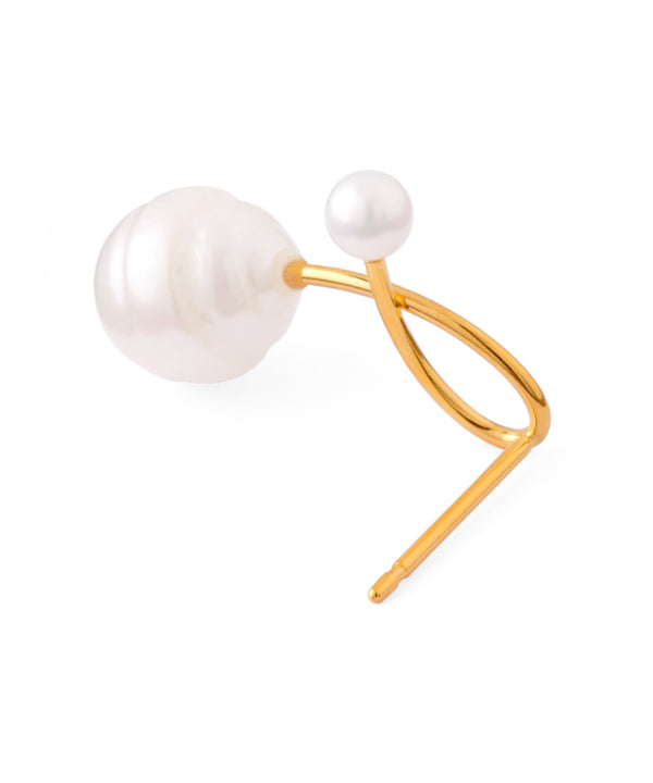 パール×ループラインピアス[UMU][Basic]