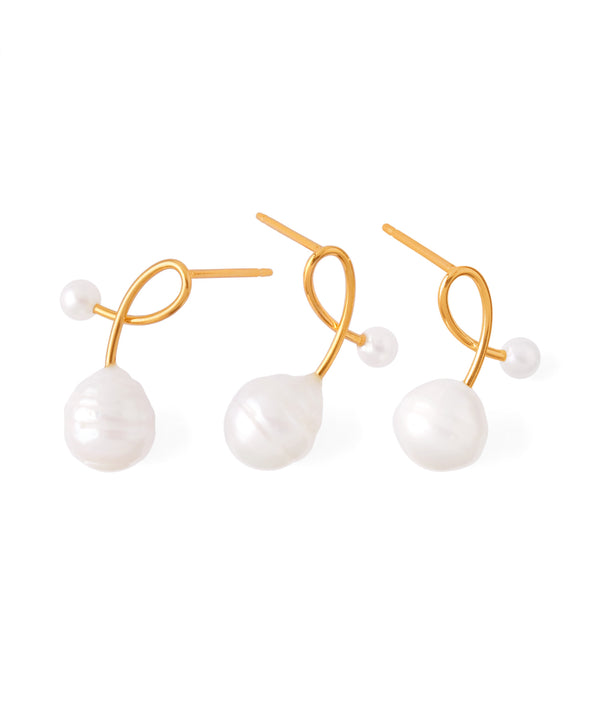パール×ループラインピアス[UMU][Basic]