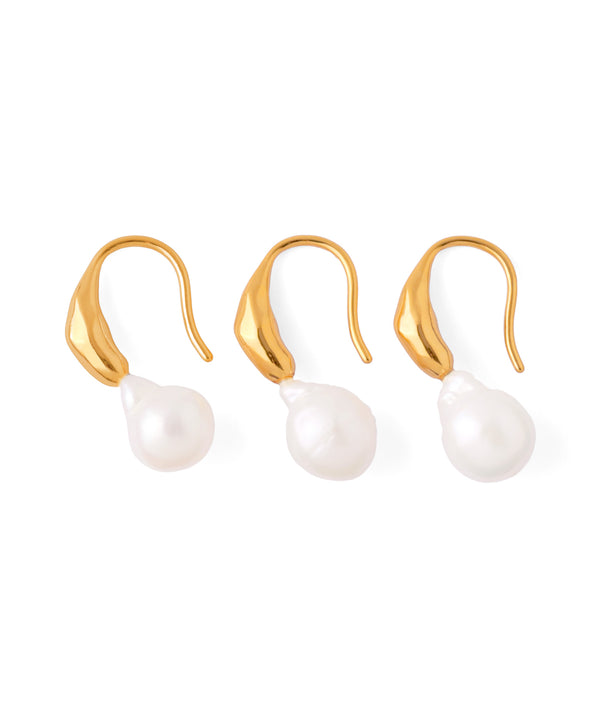 パール×メタルフックピアス[UMU][Basic]