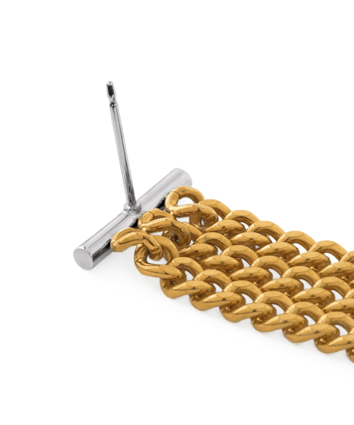 アクセサリー orange ネックレス K10/K18イエローゴールド ストライプレッドアゲート