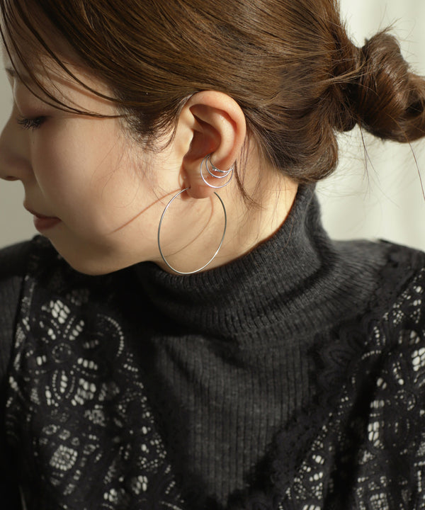 Hoop Earrings [Stainless Steel][UMU][Basic]