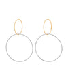 コンビカラー2WAYフープピアス[ステンレス][UMU][Sheerchic]