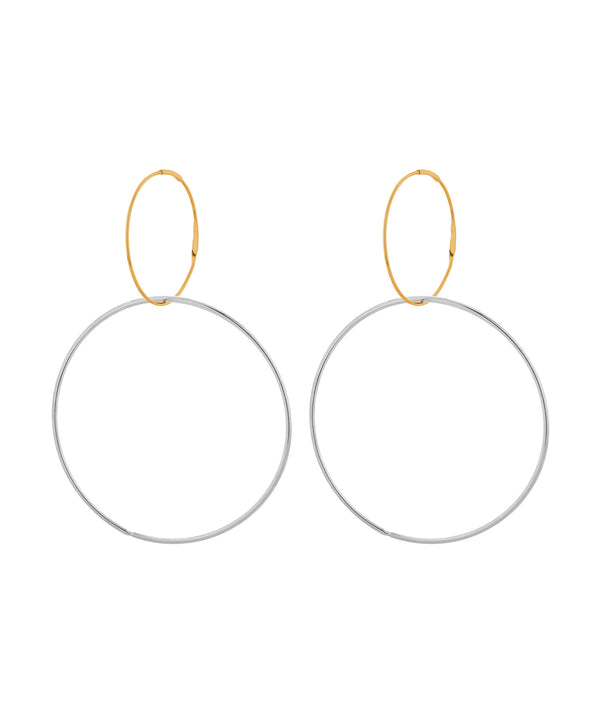 コンビカラー2WAYフープピアス[ステンレス][UMU][Sheerchic]