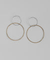 コンビカラー2WAYフープピアス[ステンレス][UMU][Sheerchic]