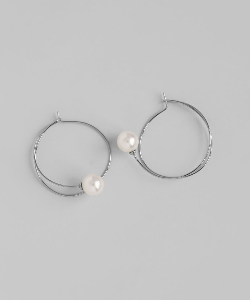 パールアシメフープアピス[ステンレス][UMU][Sheerchic]