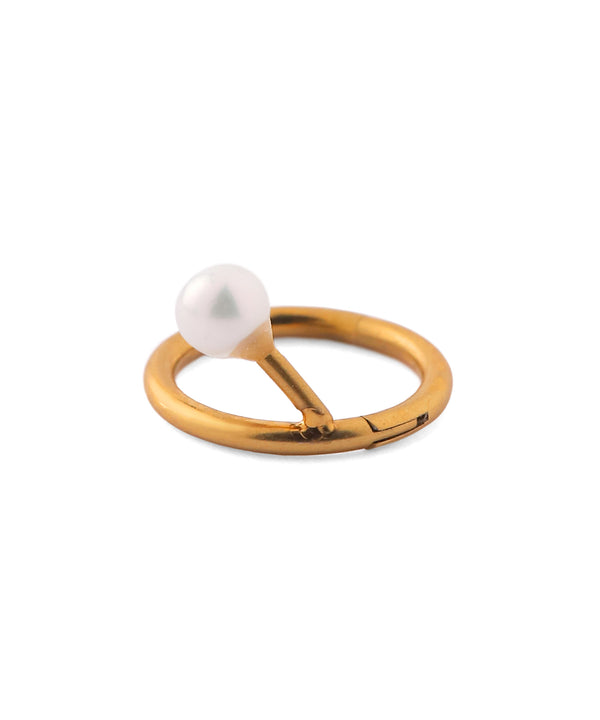 パールミニフープピアス[ステンレス][UMU][Sheerchic]