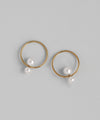 ダブルパールフープピアス[ステンレス][UMU][Sheerchic]