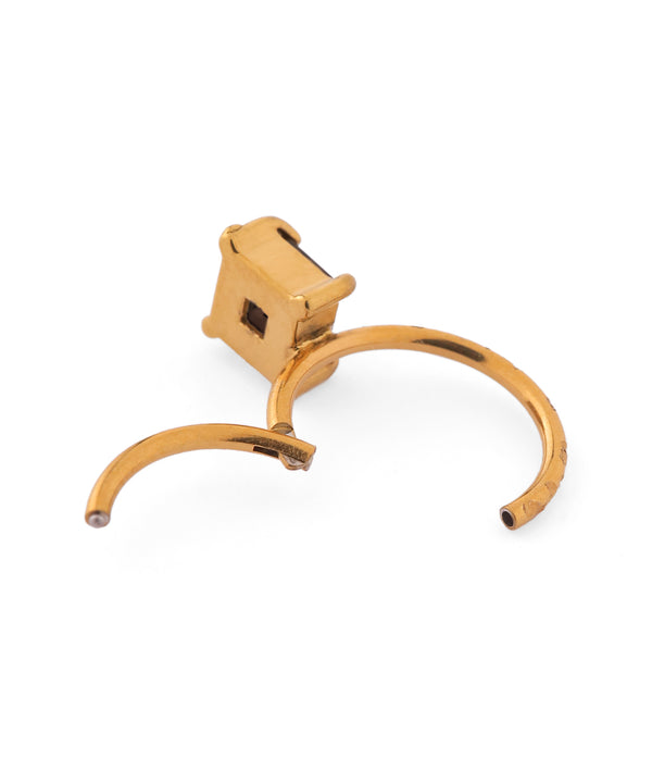 天然石フープピアス[ステンレス][UMU][Sheerchic]