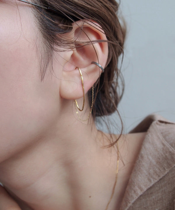 フープピアス×カフピアス[サージカルステンレス][UMU][Sheerchic]