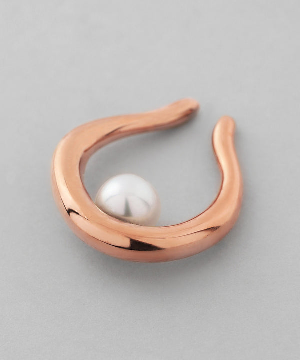 Pearl Ear Cuff [Stainless Steel] [Basic]