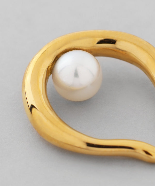 Pearl Ear Cuff [Stainless Steel] [Basic]