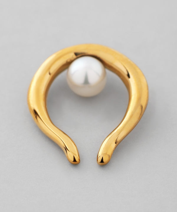 Pearl Ear Cuff [Stainless Steel] [Basic]