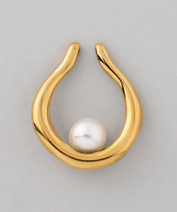 Pearl Ear Cuff [Stainless Steel] [Basic]