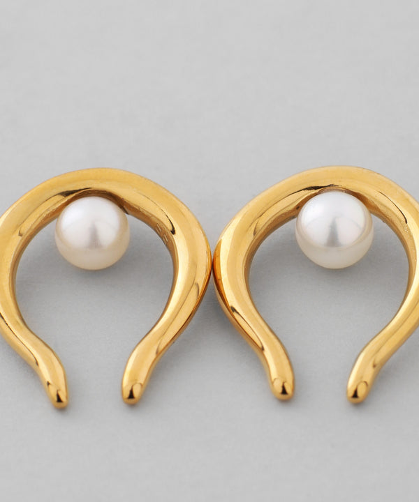 Pearl Ear Cuff [Stainless Steel] [Basic]