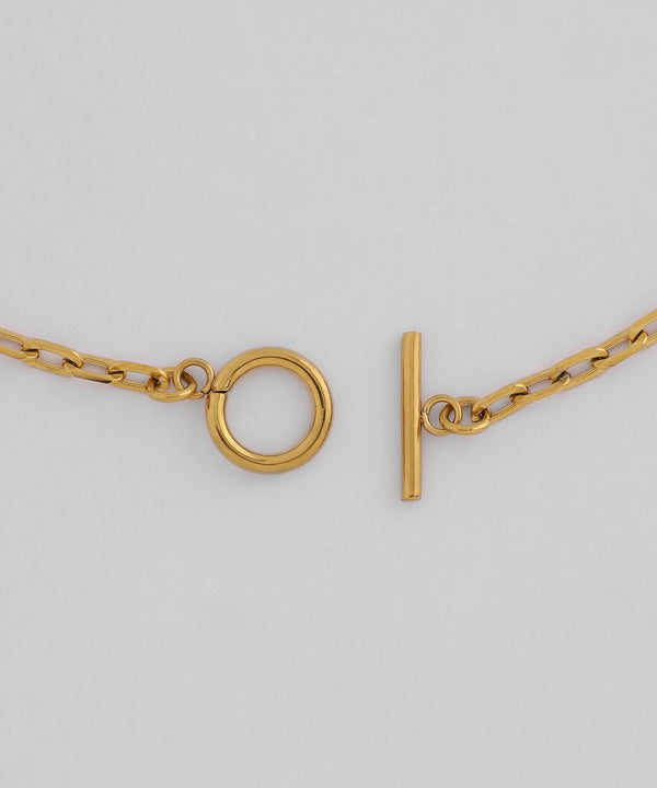 Chain Mantel Necklace [Stainless Steel] [Ownideal]