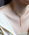Chain Mantel Necklace [Stainless Steel] [Ownideal]