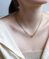 Chain Mantel Necklace [Stainless Steel] [Ownideal]