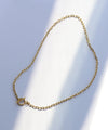 Chain Mantel Necklace [Stainless Steel] [Ownideal]