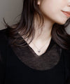 Shell motif necklace [Surgical stainless steel] [Basic]