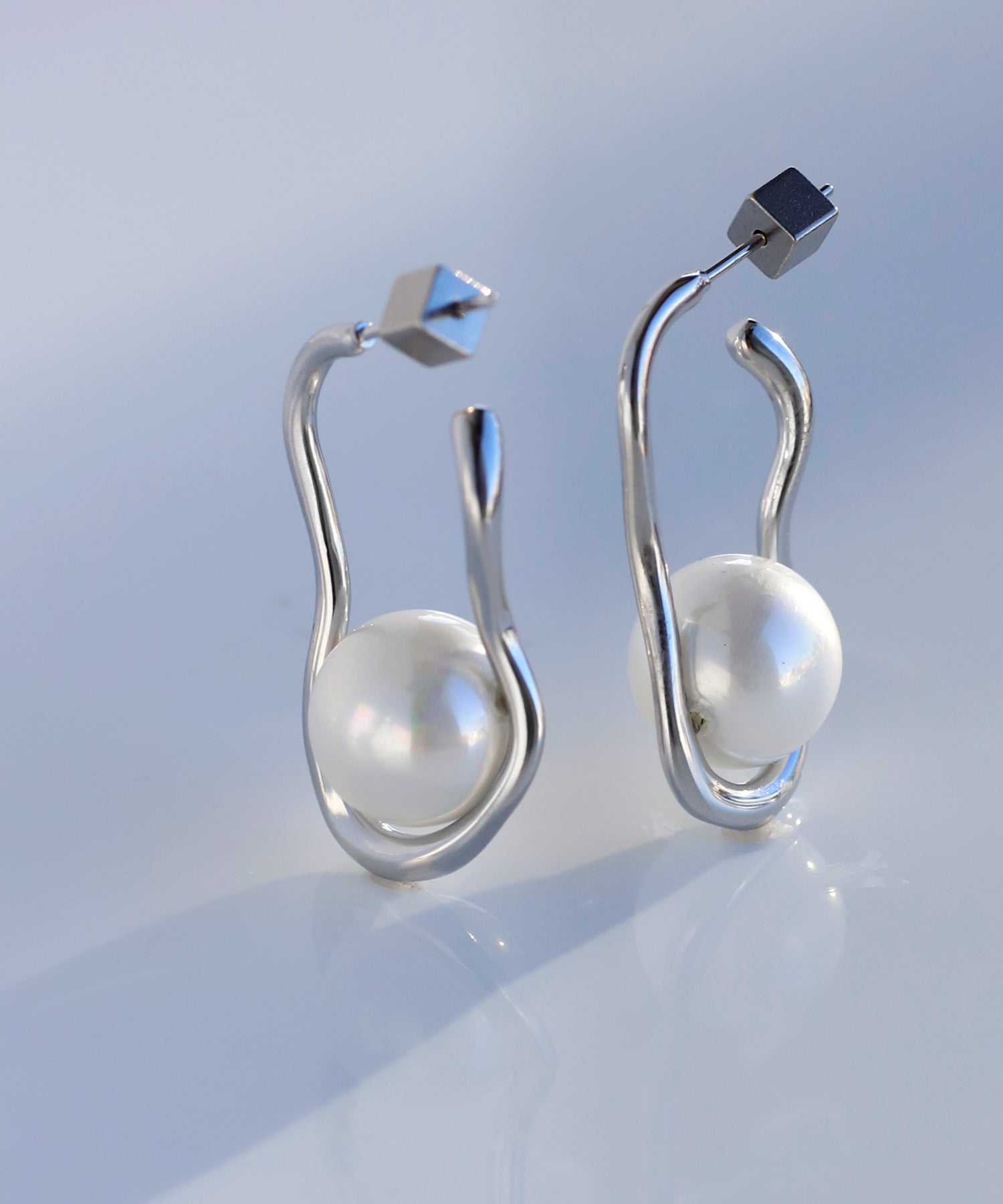 mimi33】【ステンレスIP】パールニュアンスピアス[Ownideal]｜SANPO