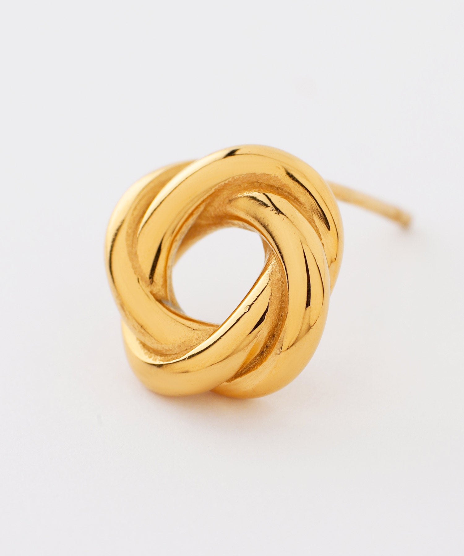 mimi33】【ステンレスIP】ツイストサークルピアス[Basic]｜アネモネ