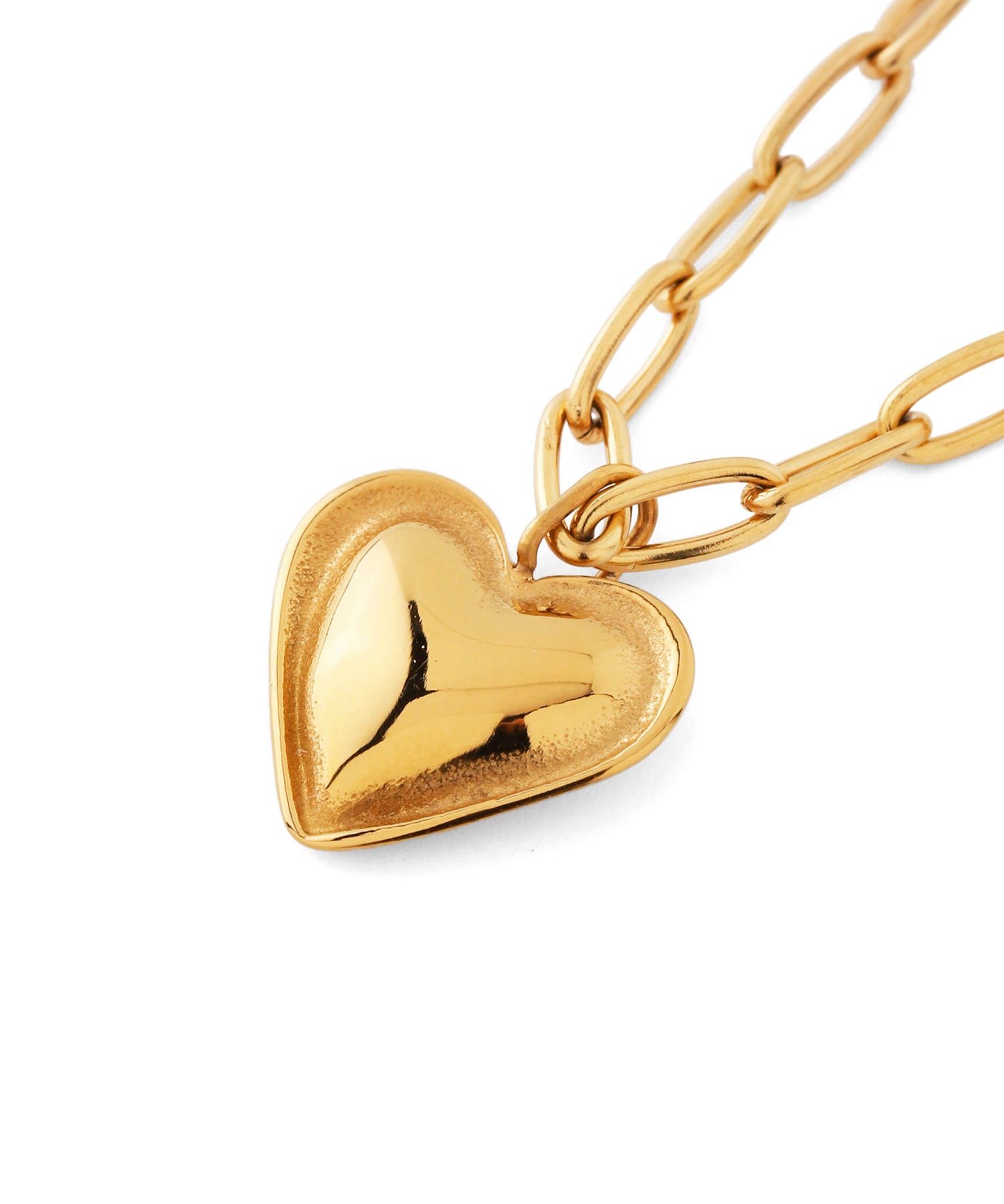 DEUXIEME CLASSE ゴールド ハート ネックレス 新品未使用 mimi33】【ステンレスIP】ハートネックレス[Ownideal]｜アネモネ