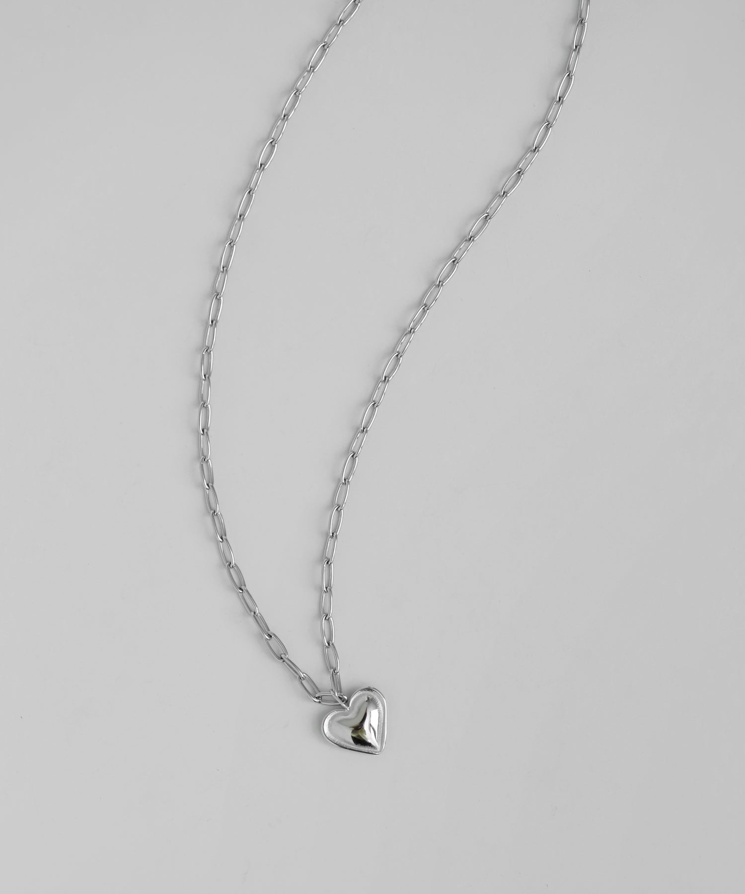 mimi33】【ステンレスIP】ハートネックレス[Ownideal]｜アネモネ