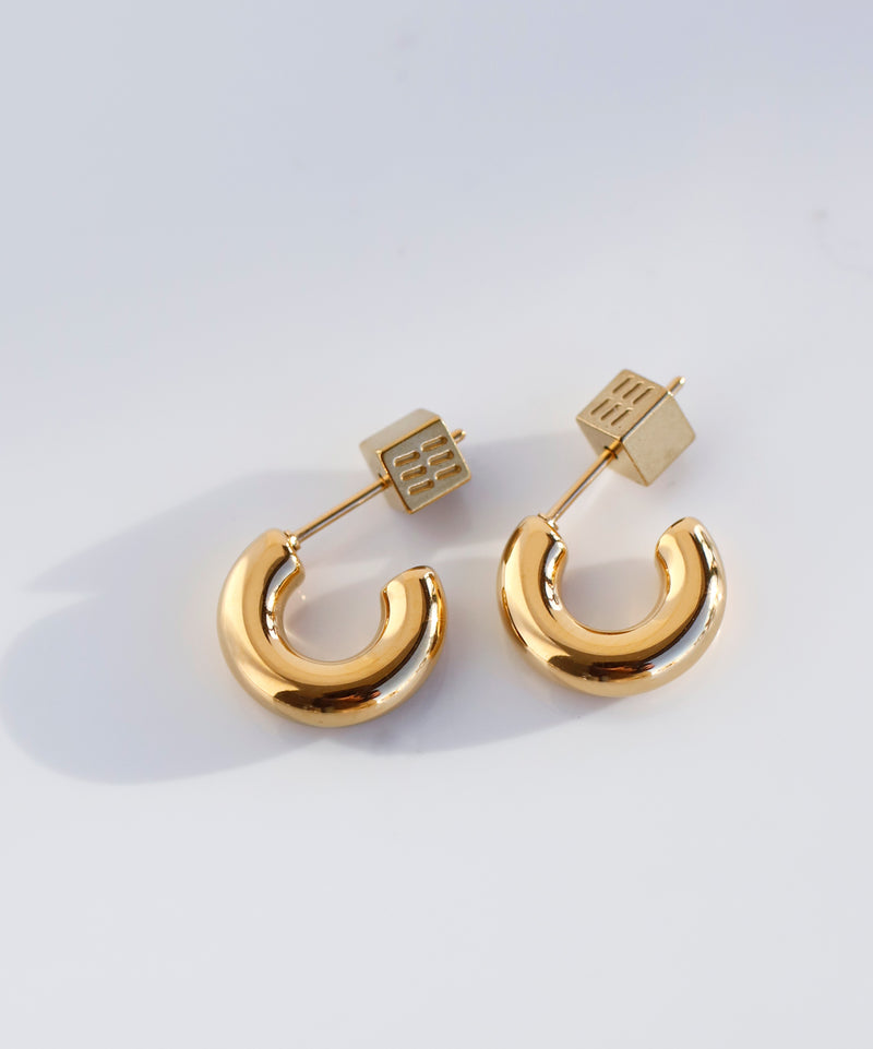 フープピアス[M][ステンレス][Basic]