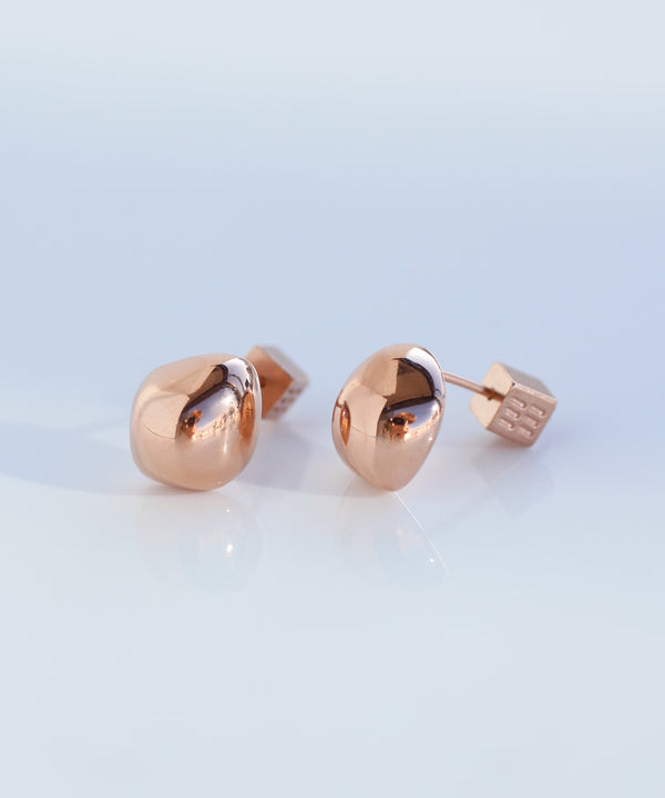 ニュアンスドロップピアス[ステンレス][Sheerchic]