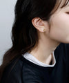 オーバルピアス[ステンレス][Sheerchic]