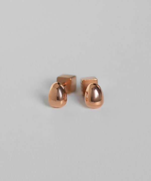 オーバルピアス[ステンレス][Sheerchic]