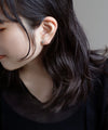ビジューサークルピアス[サージカルステンレス][Basic]