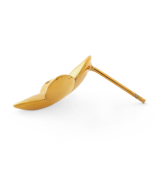 メタルフラワーピアス[サージカルステンレス][Basic]