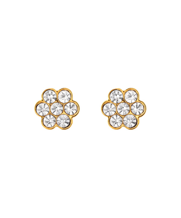 ビジューフラワーピアス[サージカルステンレス][Sheerchic]