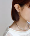 ビジューフラワーピアス[サージカルステンレス][Sheerchic]