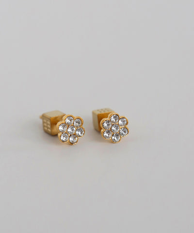 Bijou Flower Earrings [Surgical Stainless Steel] [Sheerchic]