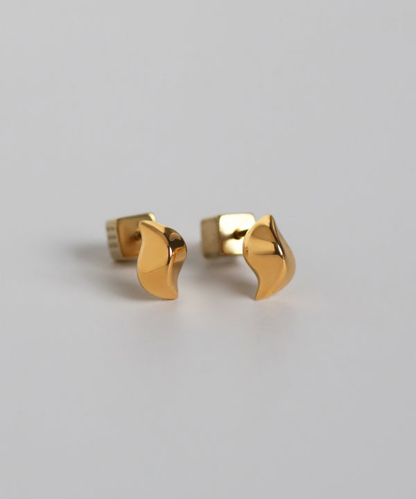 ニュアンスデザインピアス[サージカルステンレス][Sheerchic]