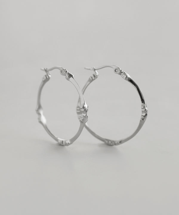 Designer Hoop Earrings [Surgical Stainless Steel] [Ownideal]