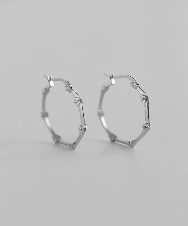 Designer Hoop Earrings [Surgical Stainless Steel] [Ownideal]