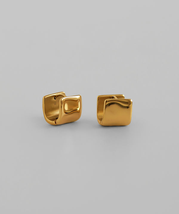 ワイドフープピアス[サージカルステンレス][Basic]