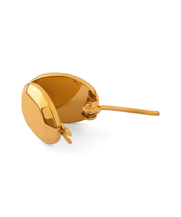 Oval design earrings [Stainless steel] [Ownideal]