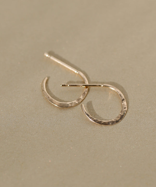 Craft-style hoop earrings [K10][UMU][Basic]