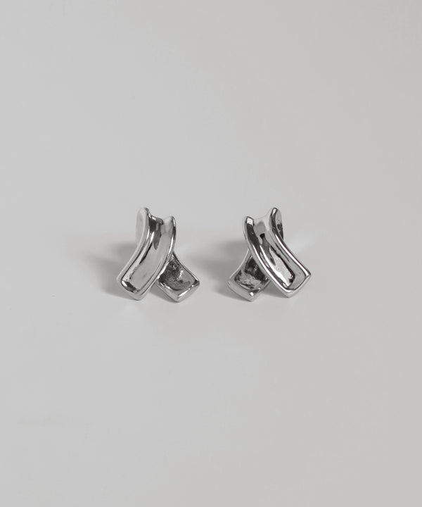 リボンピアス[サージカルステンレス][Basic]