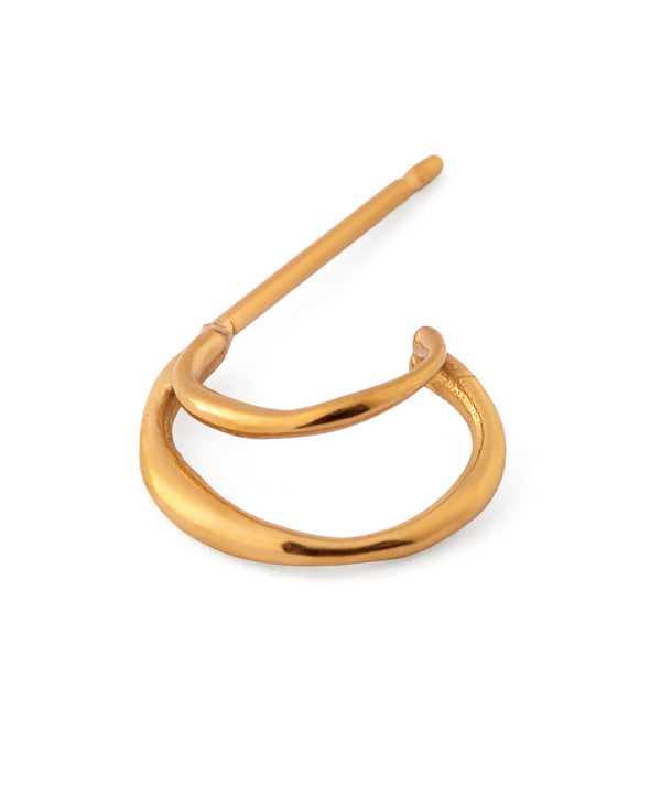 ダブルラインフープピアス[サージカルステンレス][Basic]