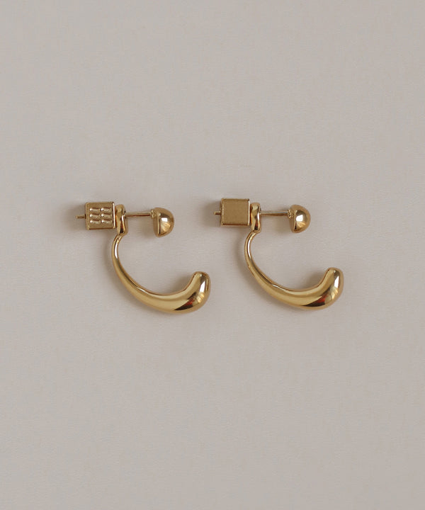 ニュアンスライン2WAYピアス[サージカルステンレス][Ownideal]