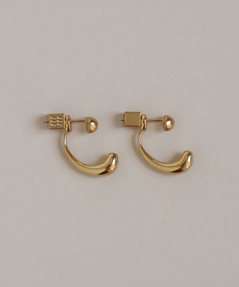 ニュアンスライン2WAYピアス[サージカルステンレス][Ownideal]